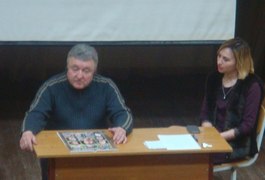 Фотограф Леонід Шрайбікус відвідав творчий конкурс для абітурієнтів-журналістів
Фотограф Леонід Шрайбікус відвідав творчий конкурс для абітурієнтів-журналістів